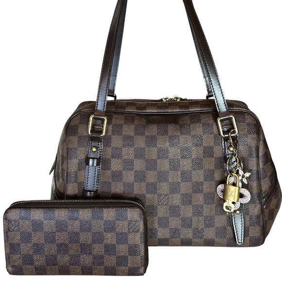 🔥$1299 FREE WALLET BUNDLE🔥Louis Vuitton LV Satchel Bag Damier Ebene 1699 - Picture 1 of 10